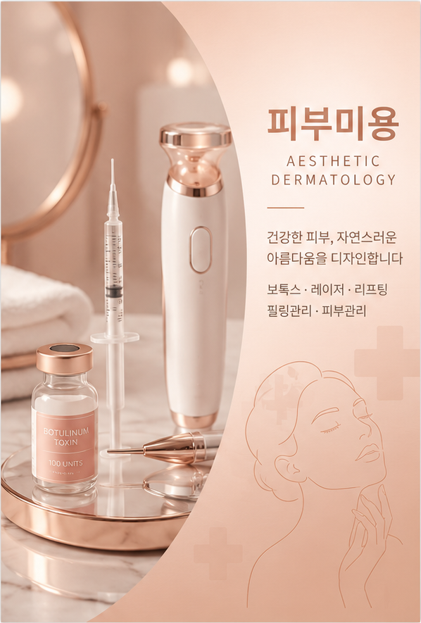 피부미용 진료 안내 이미지